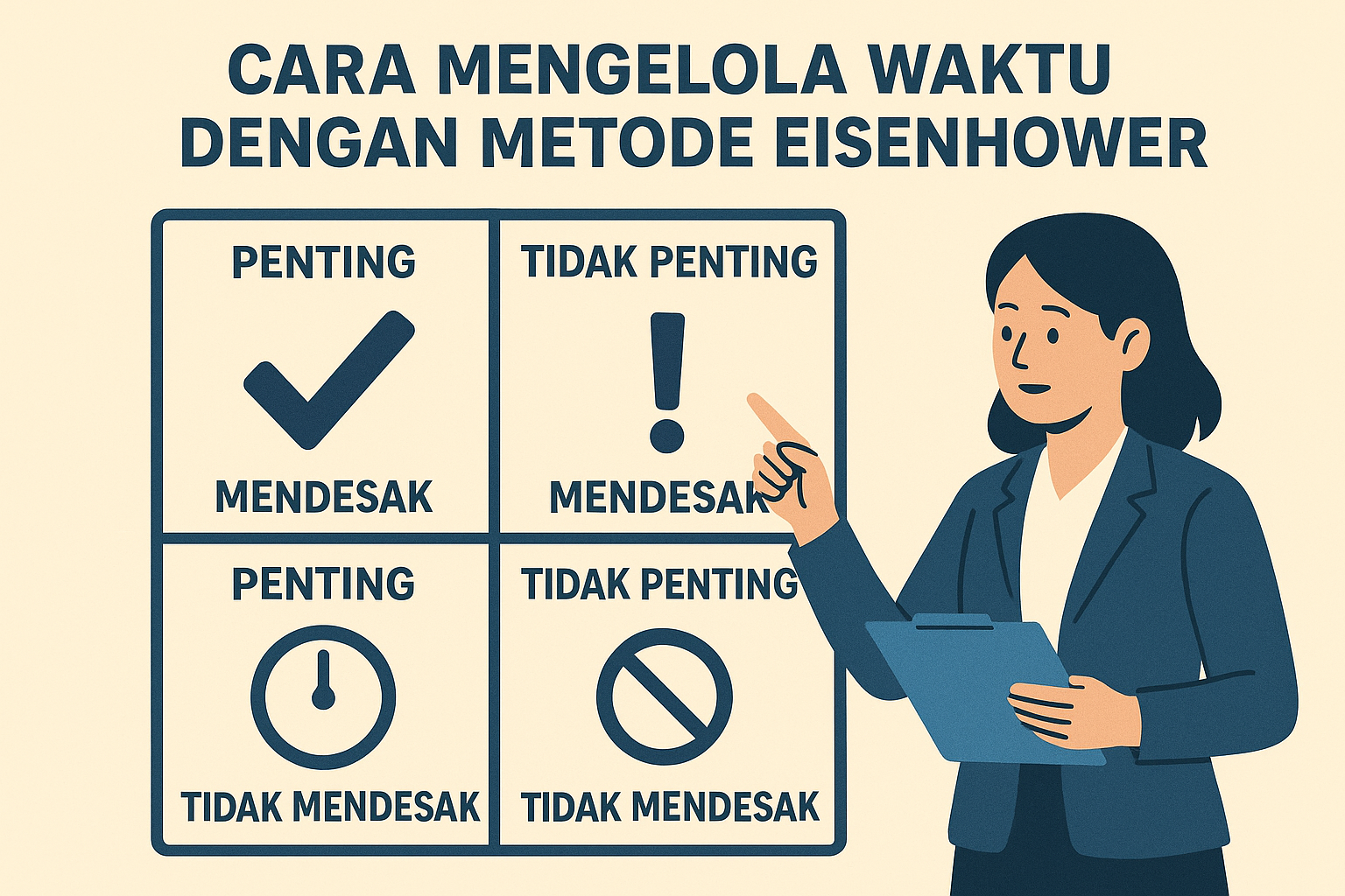 Cara Mengelola Waktu dengan Metode Eisenhower
